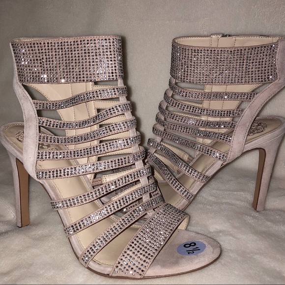 sparkly gladiator heels